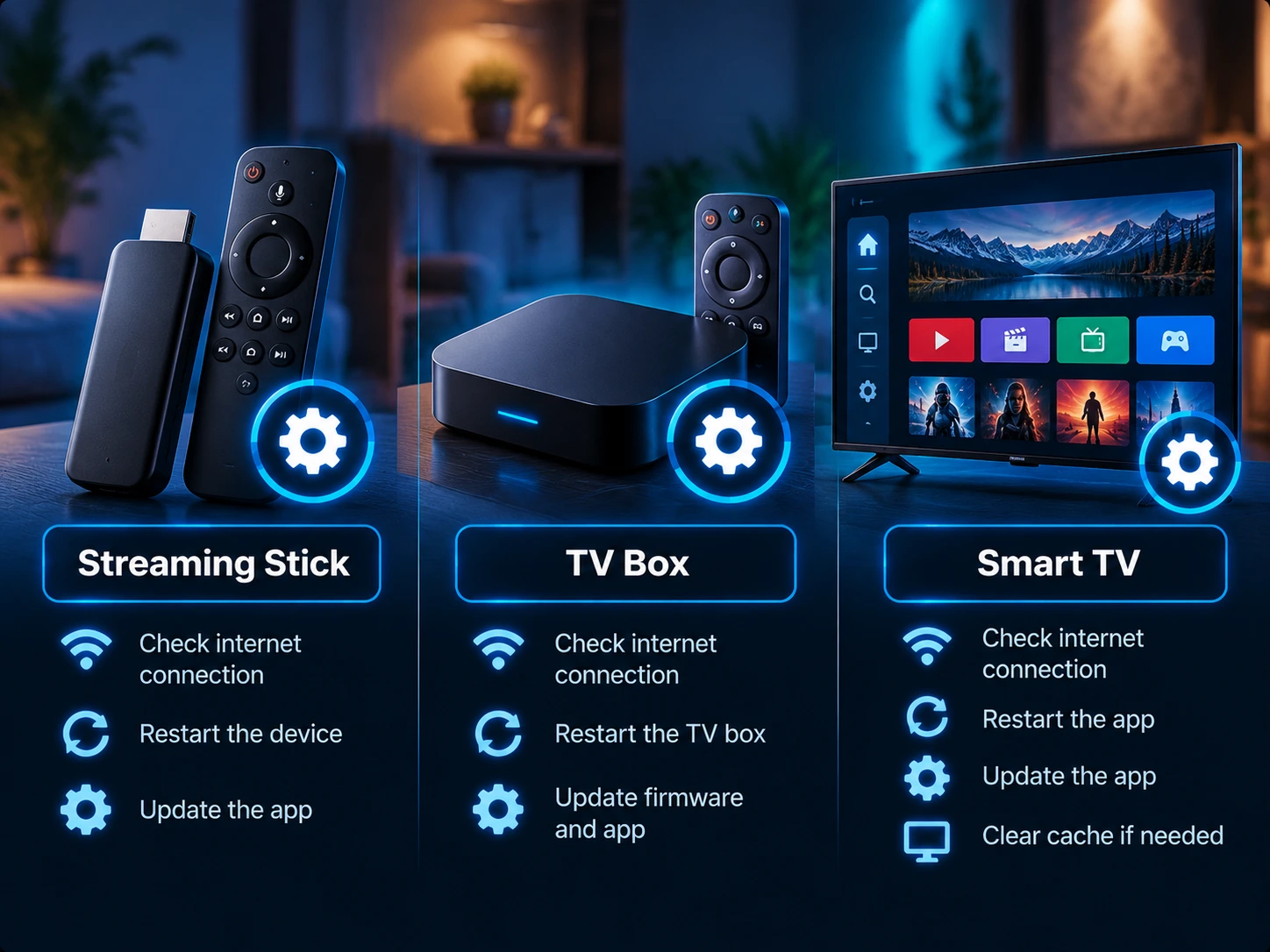 Fixing IPTV on Firestick, Android TV and Smart TVs
