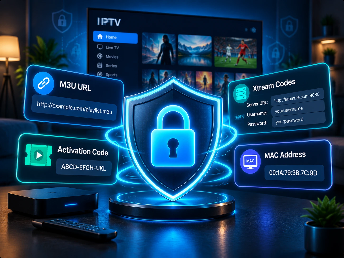 Keeping IPTV codes secure